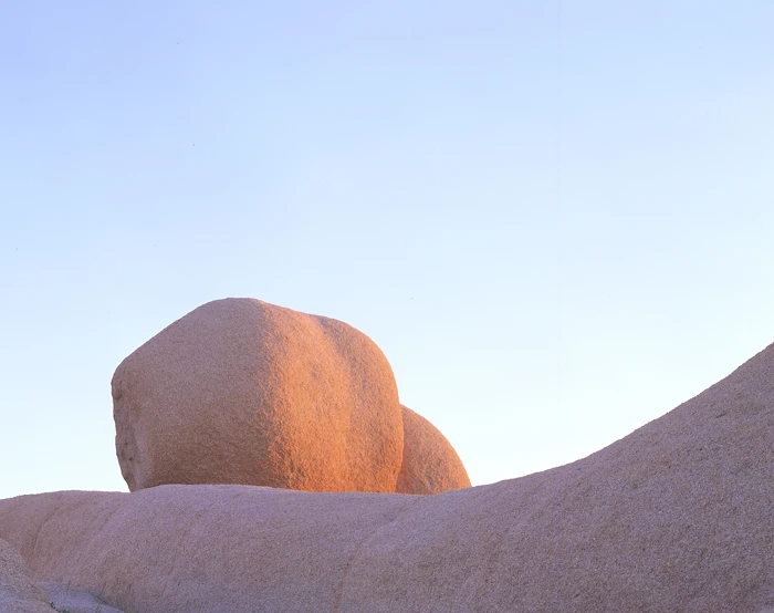 Jumbo Rock Joshua Tree, California / Tirage Cibachrome