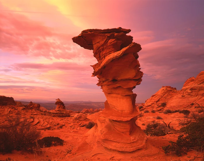 Cottonwood Cove Dali Rock, Arizona / Tirage Cibachrome