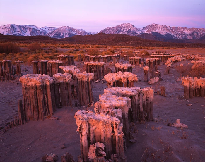 Tufa Mono Lake, California / Tirage Cibachrome