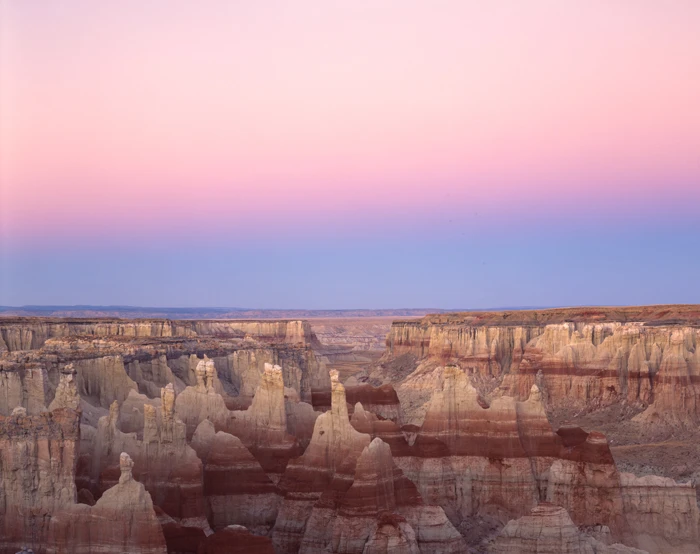 Ha Ho No Geh Twilight Coal Canyon, Arizona / Tirage Cibachrome