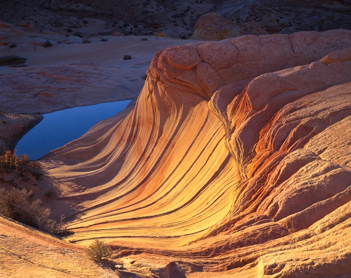 The Wave Vermilion Cliffs National Monument, Arizona / Tirage Cibachrome