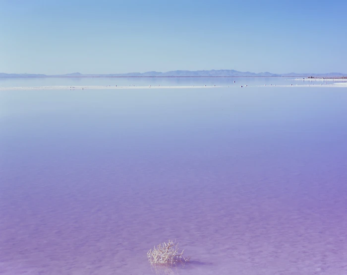 Stansbury Island, Great Salt Lake, Utah / Tirage Cibachrome
