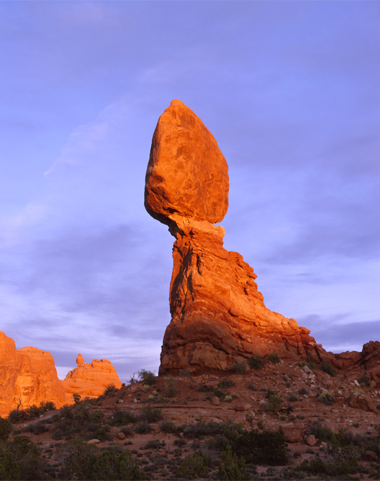 Balance Rock Arches National Park, Utah - Tirage Cibachrome