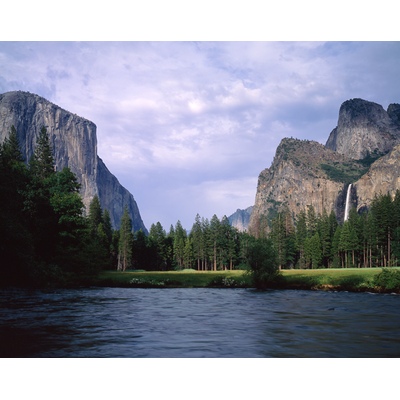 El Capitan and Cathedral Rocks Yosemite National Park, California