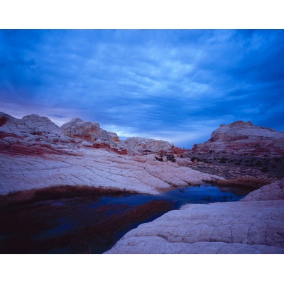 White Pocket Pool and Clouds, Arizona