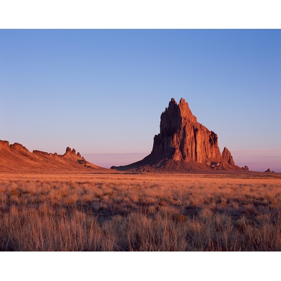Morning light, Shiprock, New Mexico
