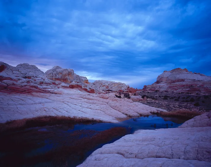 White Pocket Pool and Clouds, Arizona