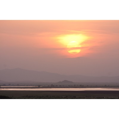 Coucher de soleil, Amboseli, Kenya