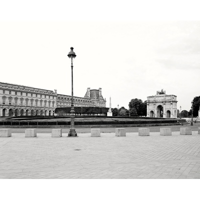 Covid-19, Le Louvre, Paris, France