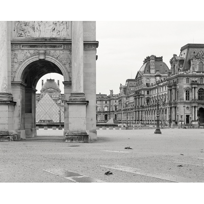 Covid-19, Le Louvre, Paris, France