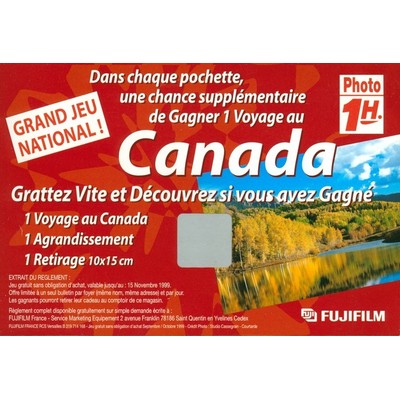Flyer jeux concours FUJIFILM